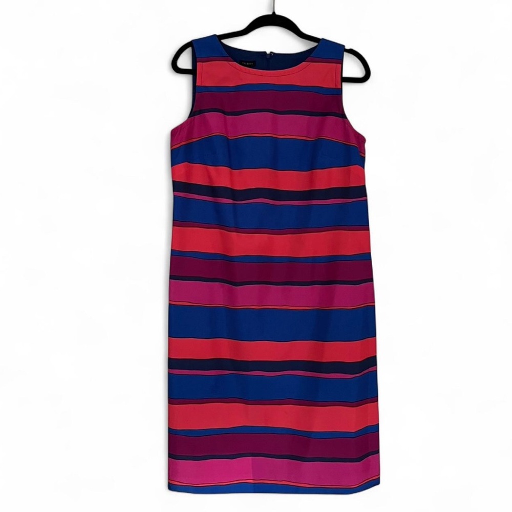 Talbot’s Striped Sleeveless Striped Shift Dress